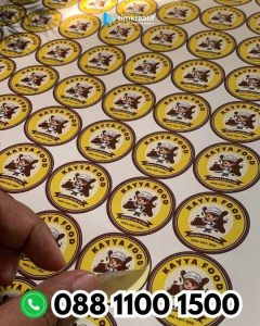 Cetak Stiker Label Cutting Malang Murah