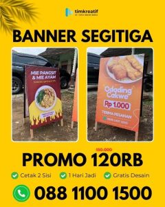 Banner Promo Segitiga Murah Malang