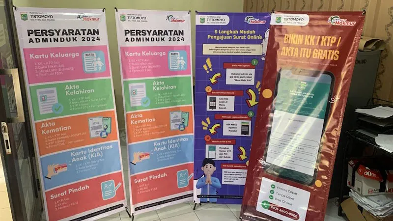 Cetak Standing Banner Y Banner Murah Malang